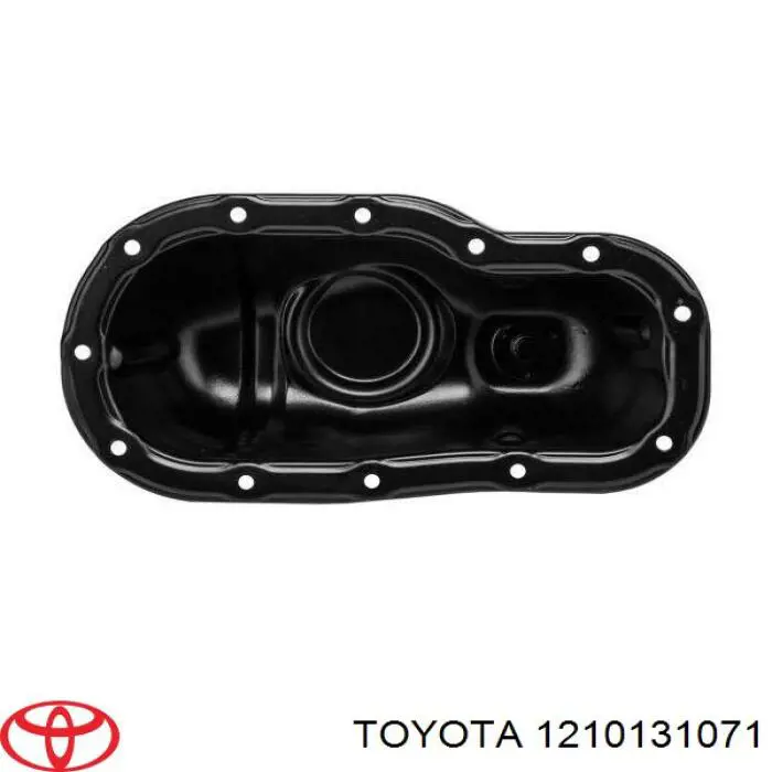 Panela de óleo de cárter do motor, parte inferior para Toyota Land Cruiser (J12)