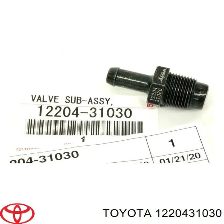 Купить 1220431030 Toyota Клапан PCV