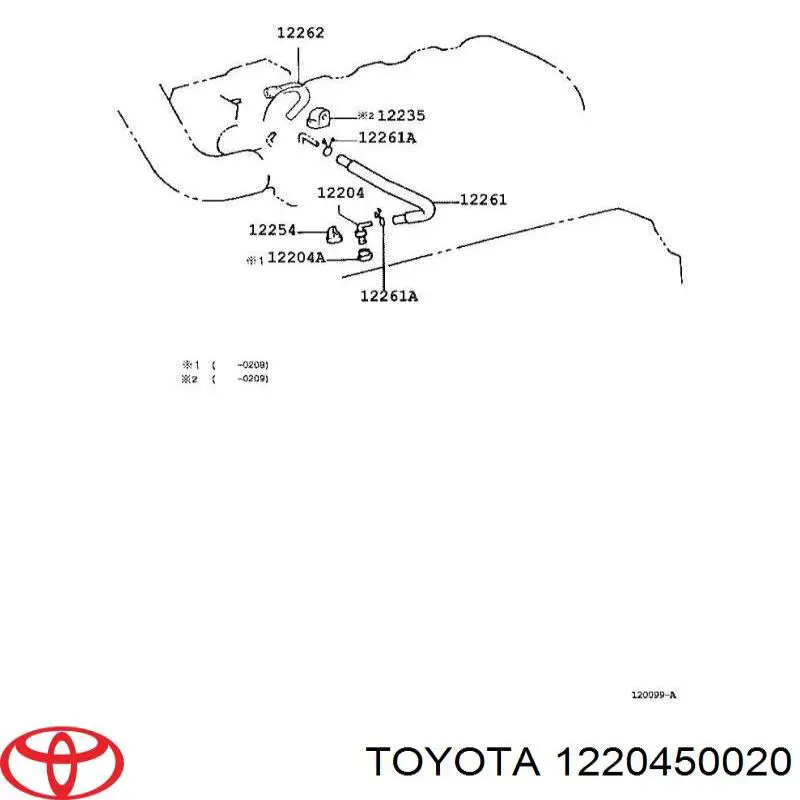  1220450020 Toyota