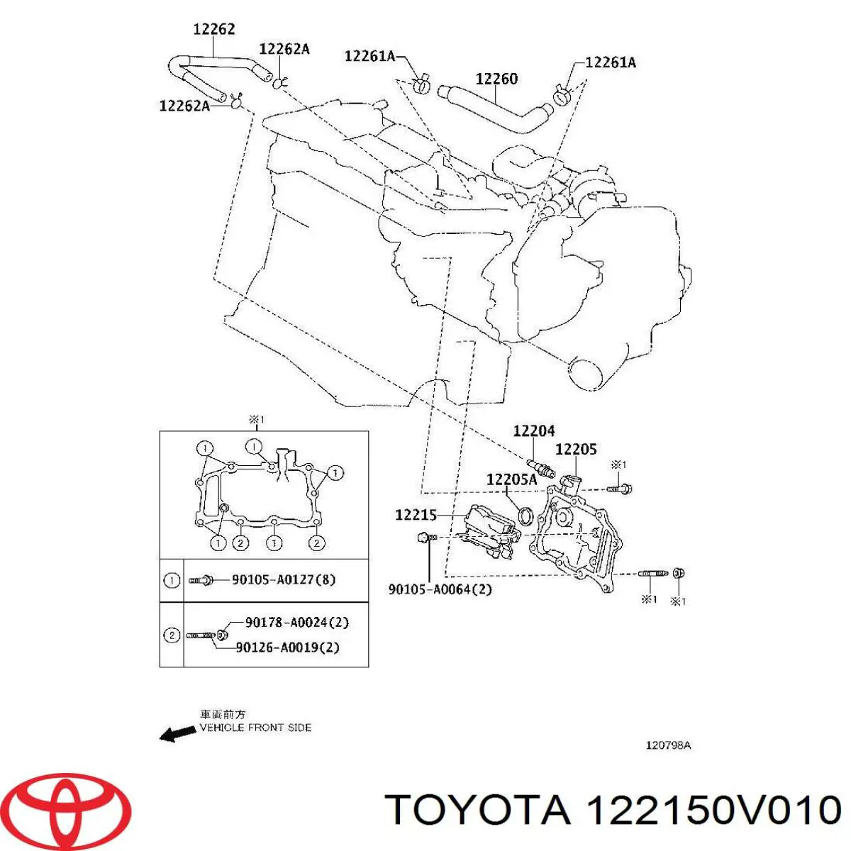  Toyota 122150V010 цена, от 6.77 USD