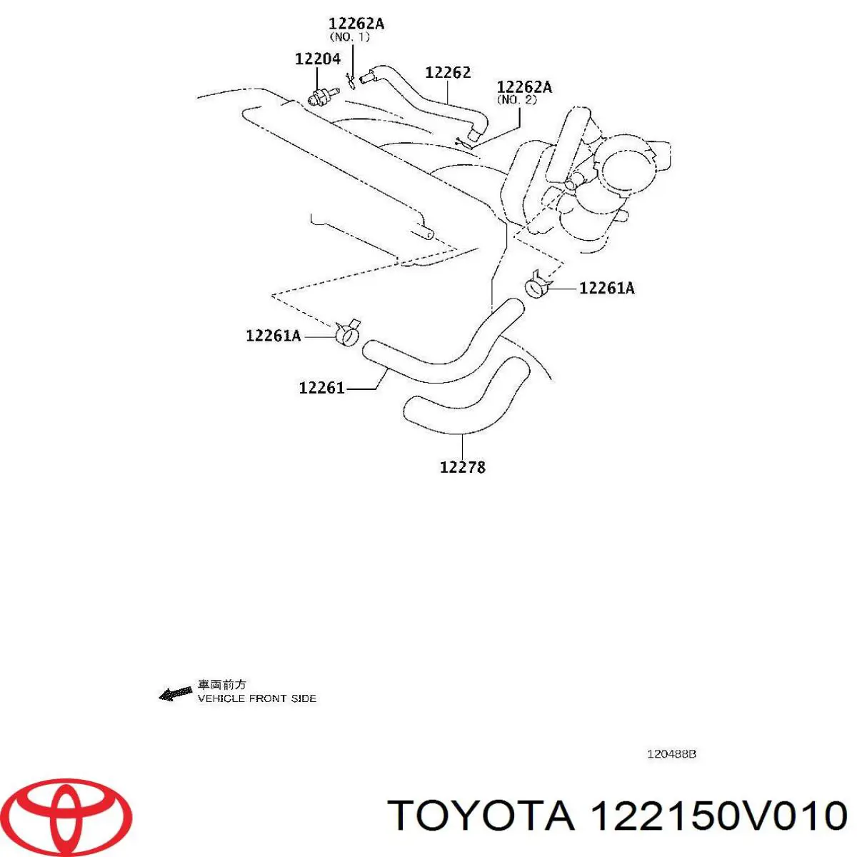 122150V010 Toyota 