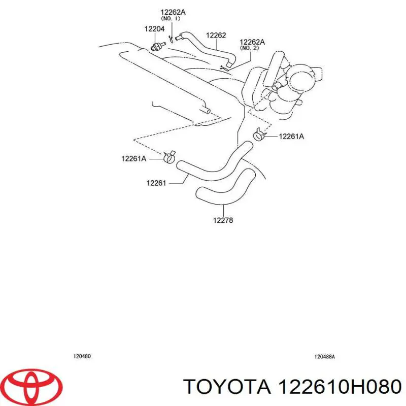  122610H080 Toyota