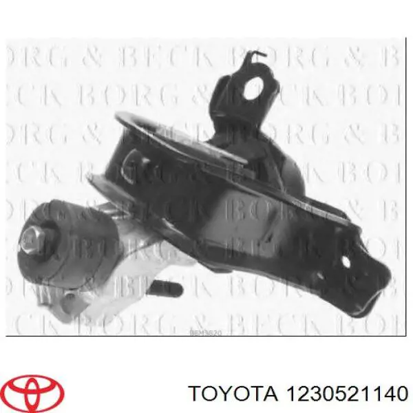 1230521140 Toyota подушка трансмиссии (опора коробки передач)