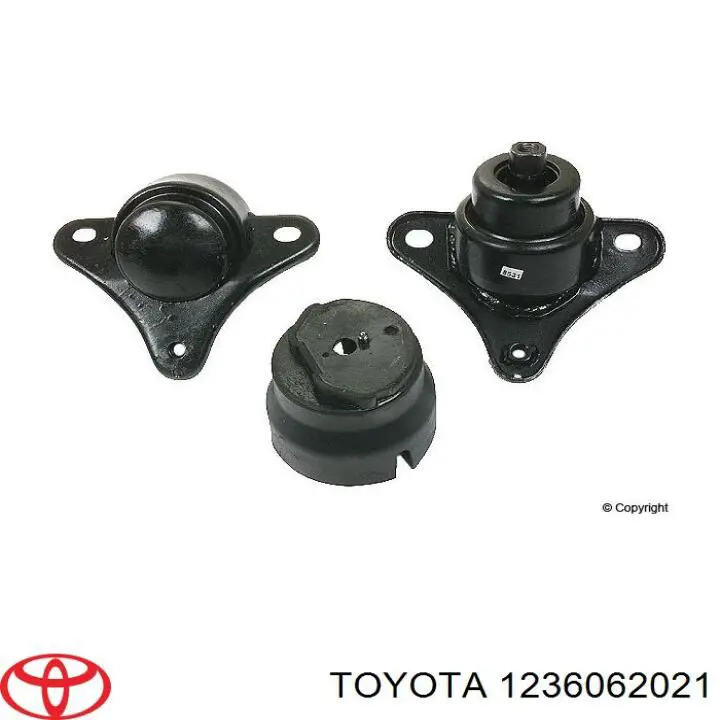 Передняя опора двигателя 1236062021 Toyota