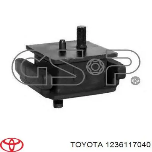 1236117040 Toyota Опора двигателя, левая/правая