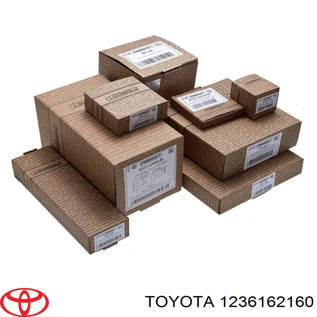 Передняя опора двигателя 1236162160 Toyota