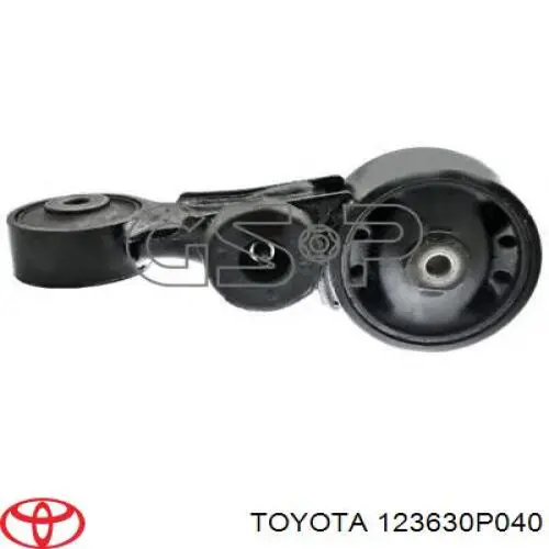 123630P040 Toyota подушка (опора двигателя правая верхняя)