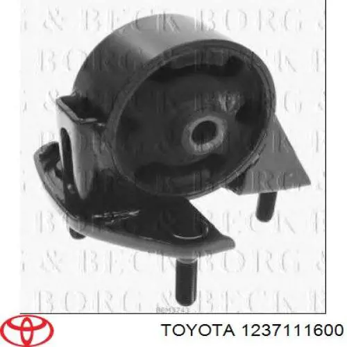 1237111600 Toyota подушка (опора двигателя задняя)