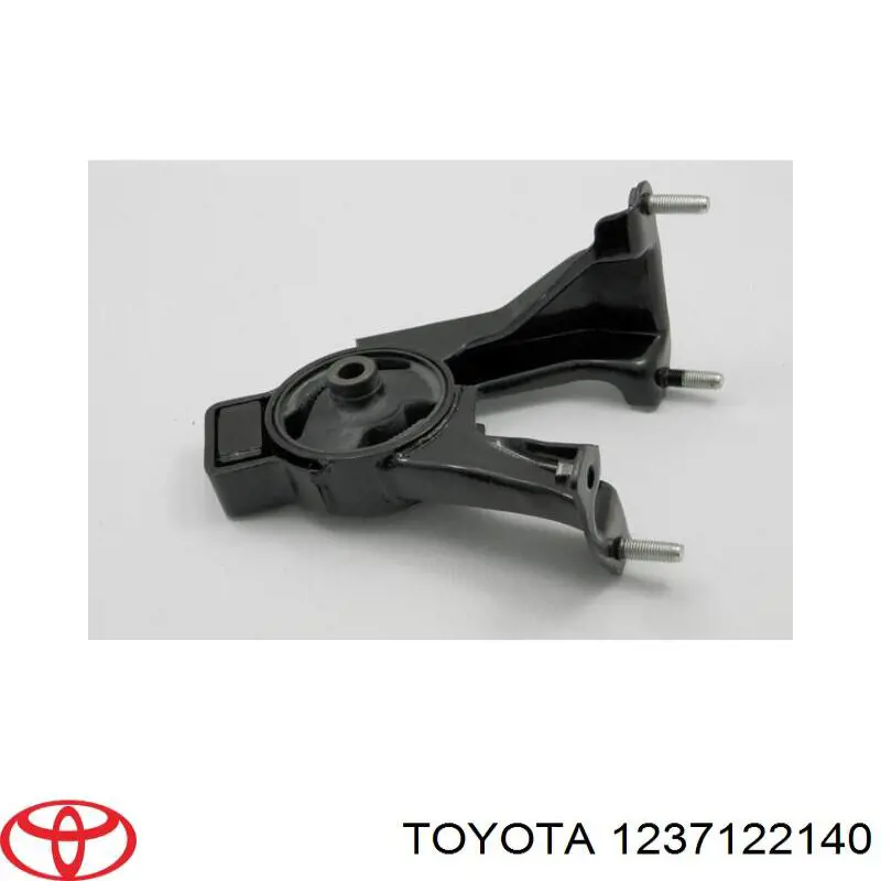 1237122140 Toyota coxim (suporte traseiro de motor)