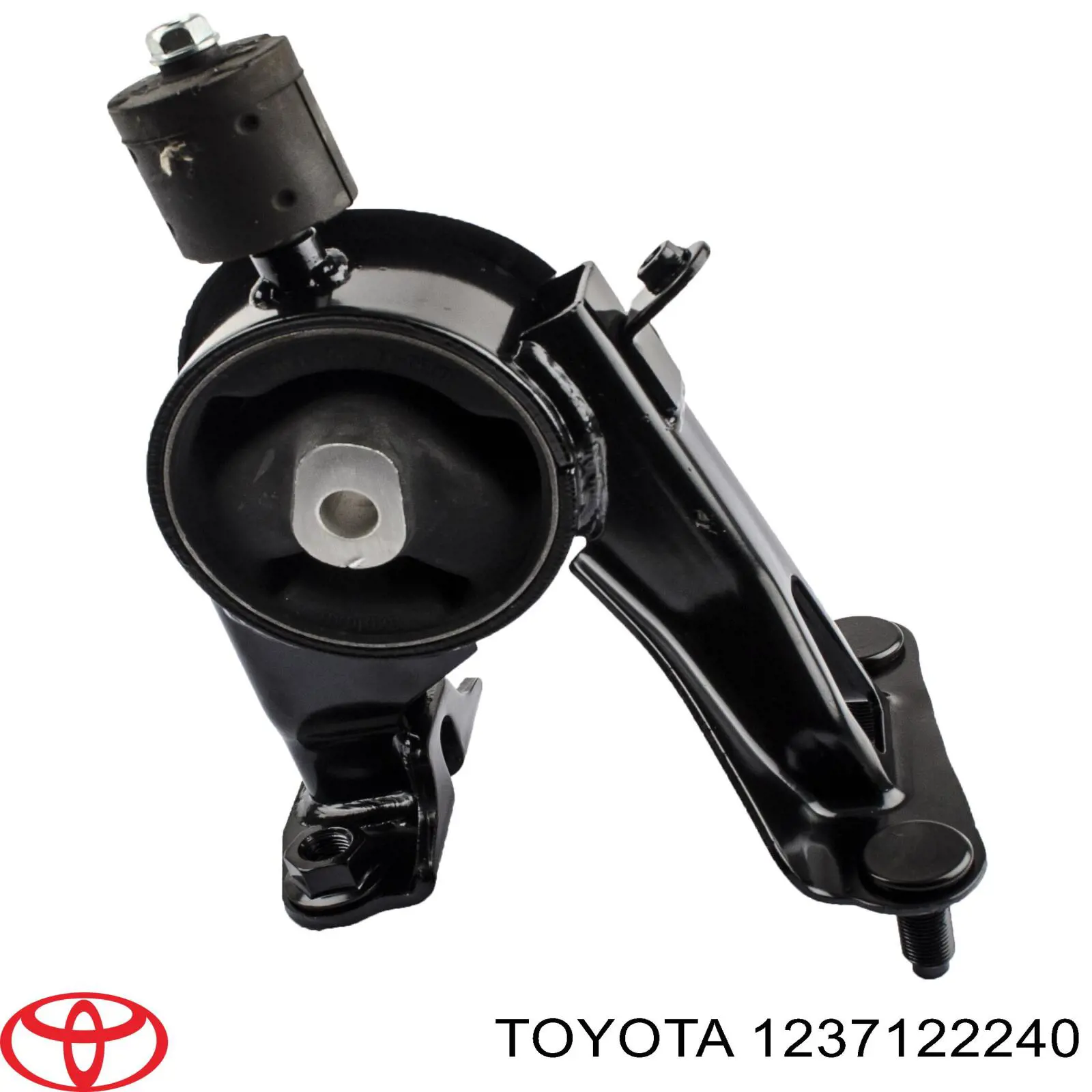 1237122240 Toyota coxim (suporte traseiro de motor)