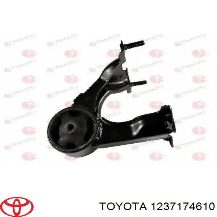 1237174610 Toyota coxim (suporte traseiro de motor)