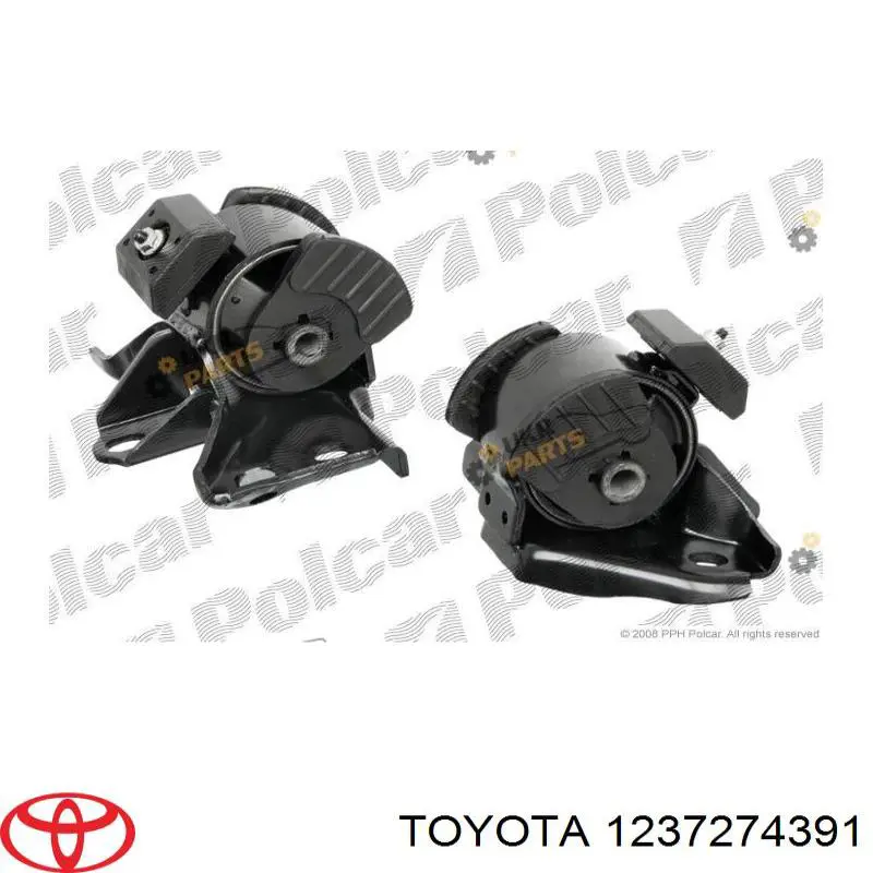 1237274390 Toyota подушка под коробку передач