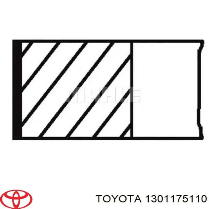  Кольца поршневые Toyota FORTUNER 