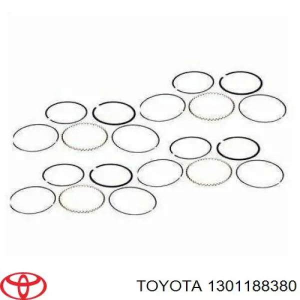 1301188363 Toyota kit de anéis de pistão de motor, std.