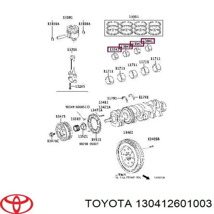  130412601003 Toyota