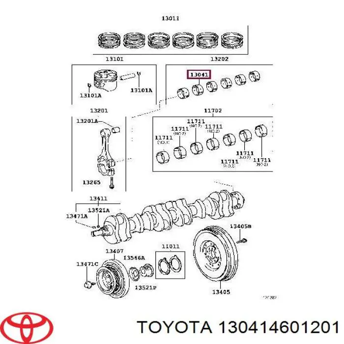 130414601201 Toyota 