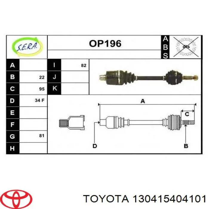 130415404101 Toyota folhas inseridas principais de cambota, kit, 1ª reparação ( + 0,25)