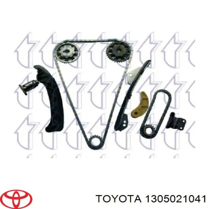 Rueda dentada, árbol de levas lado de admisión 1305021041 Toyota