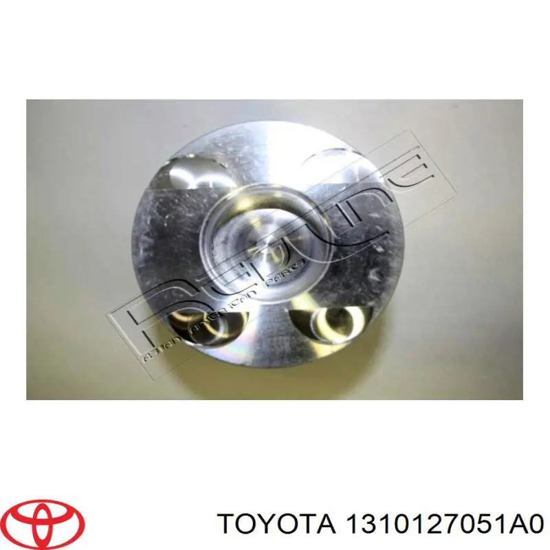 Поршень с пальцем без колец, STD на Toyota Corolla E12