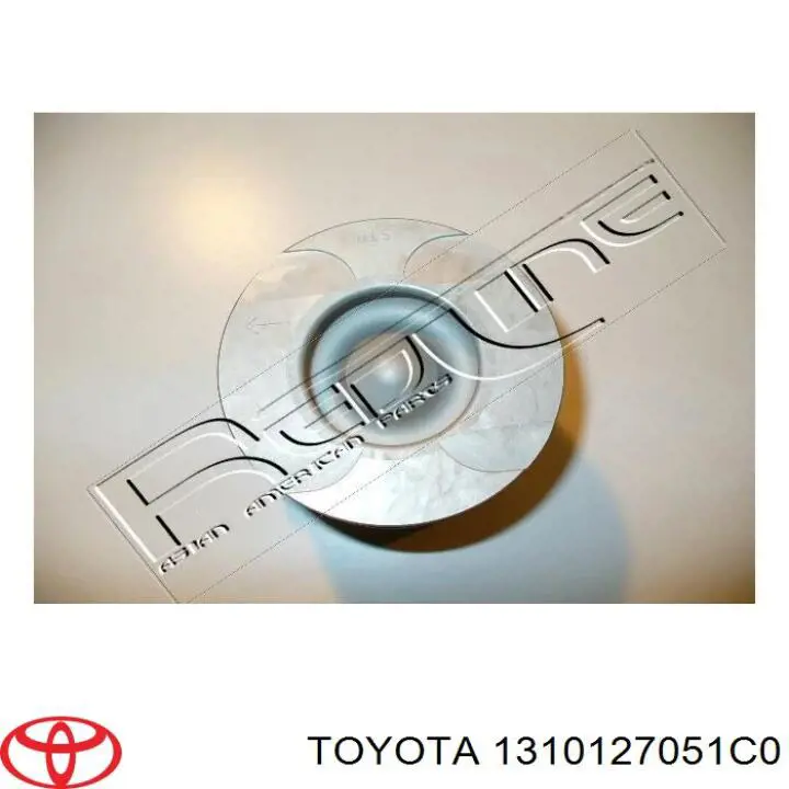 1310127051C0 Toyota поршень с пальцем без колец, std