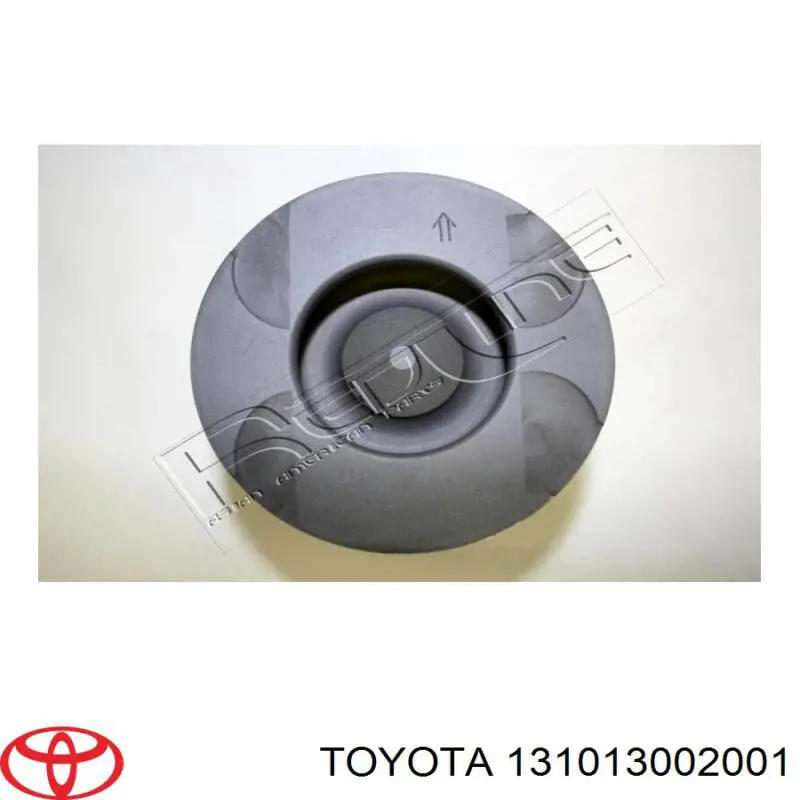 131013002001 Toyota поршень с пальцем без колец, std