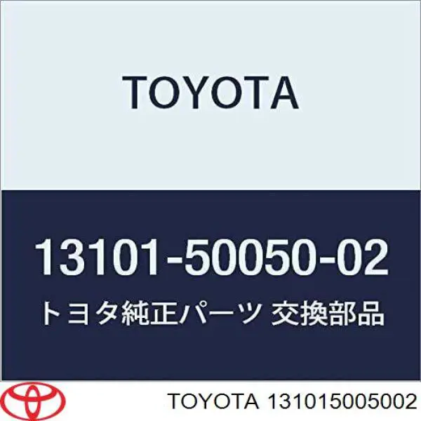 Поршень без колец TOYOTA 131015005001