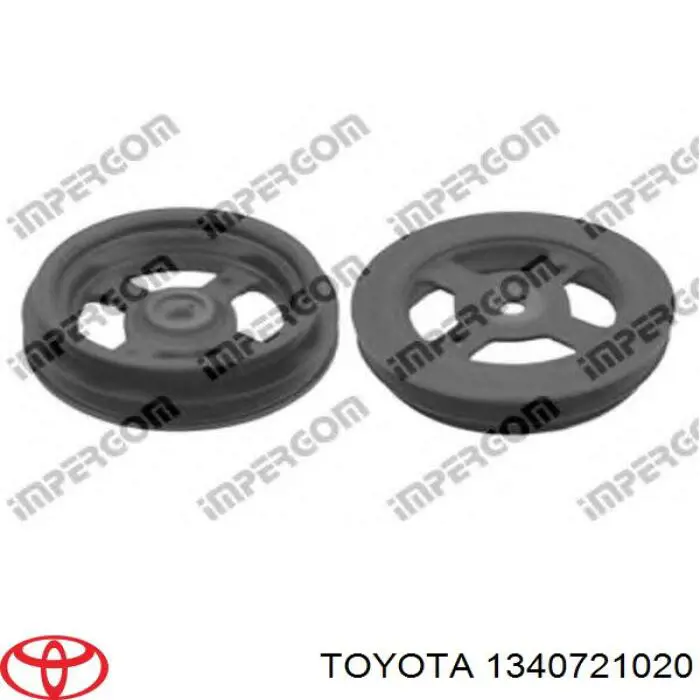  Шкив коленвала Toyota Yaris 