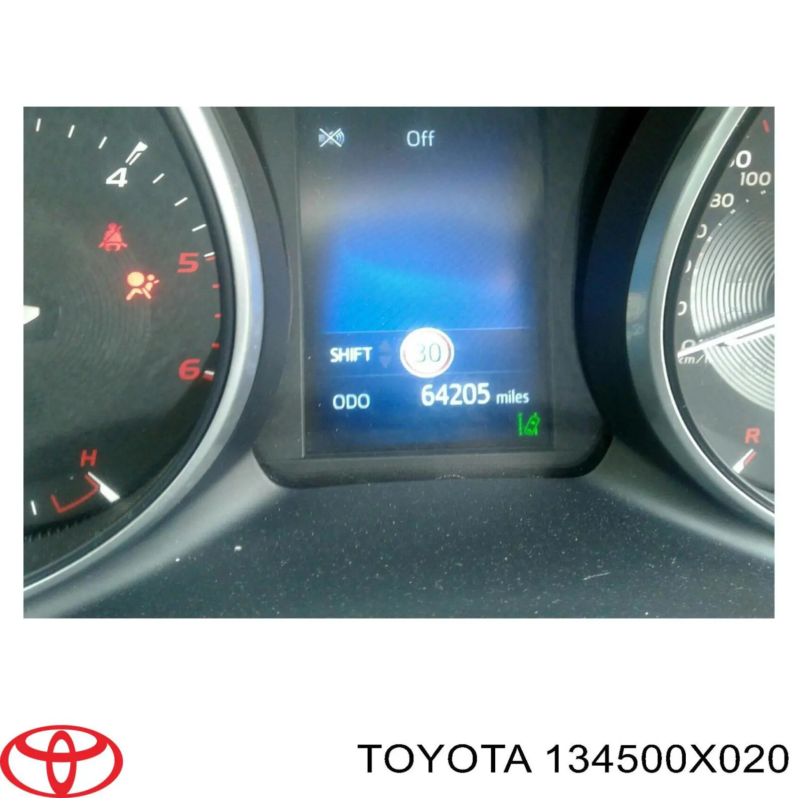 134500X020 Toyota маховик