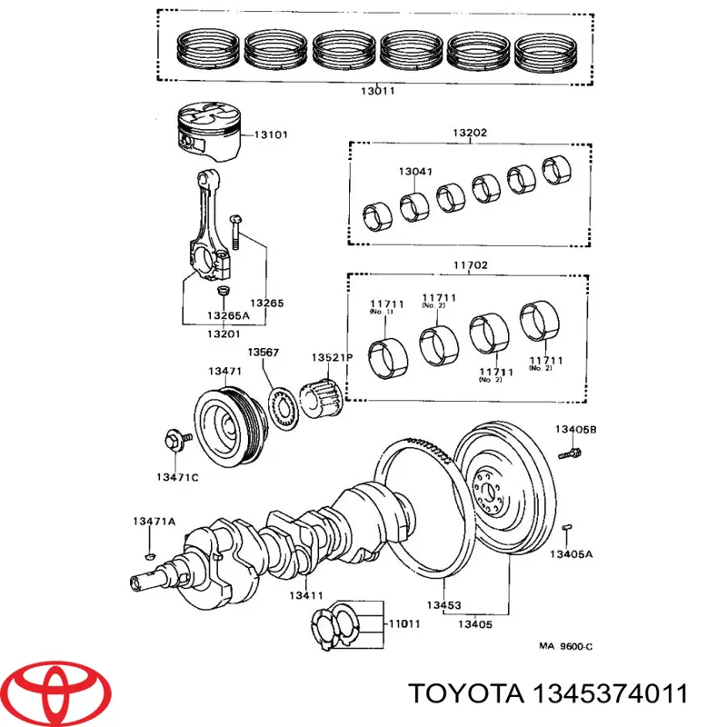  Toyota 1345374011 цена, от 122.64 USD
