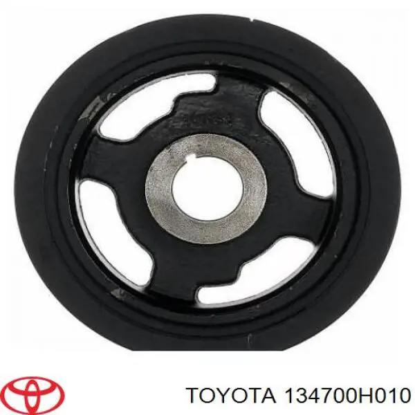 Купить 134700H010 Toyota Шкив-демпфер коленвала