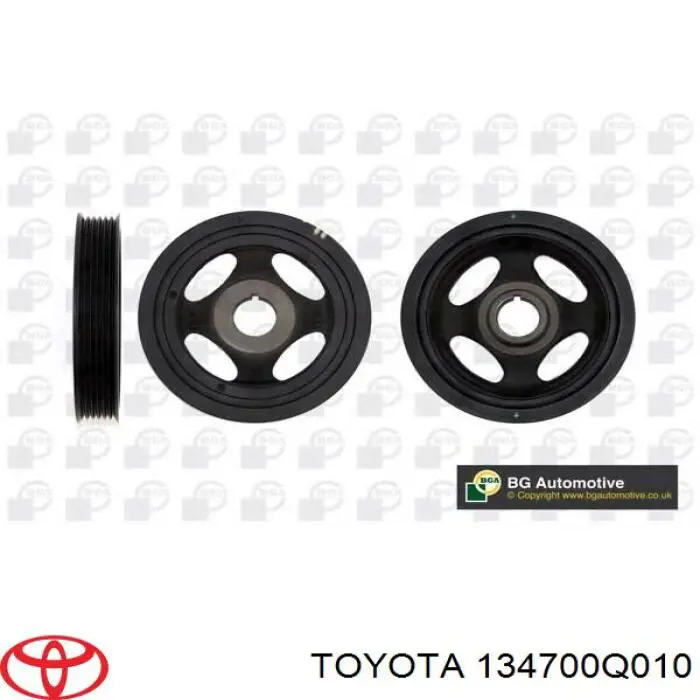 Шкив коленвала 134700Q010 Toyota