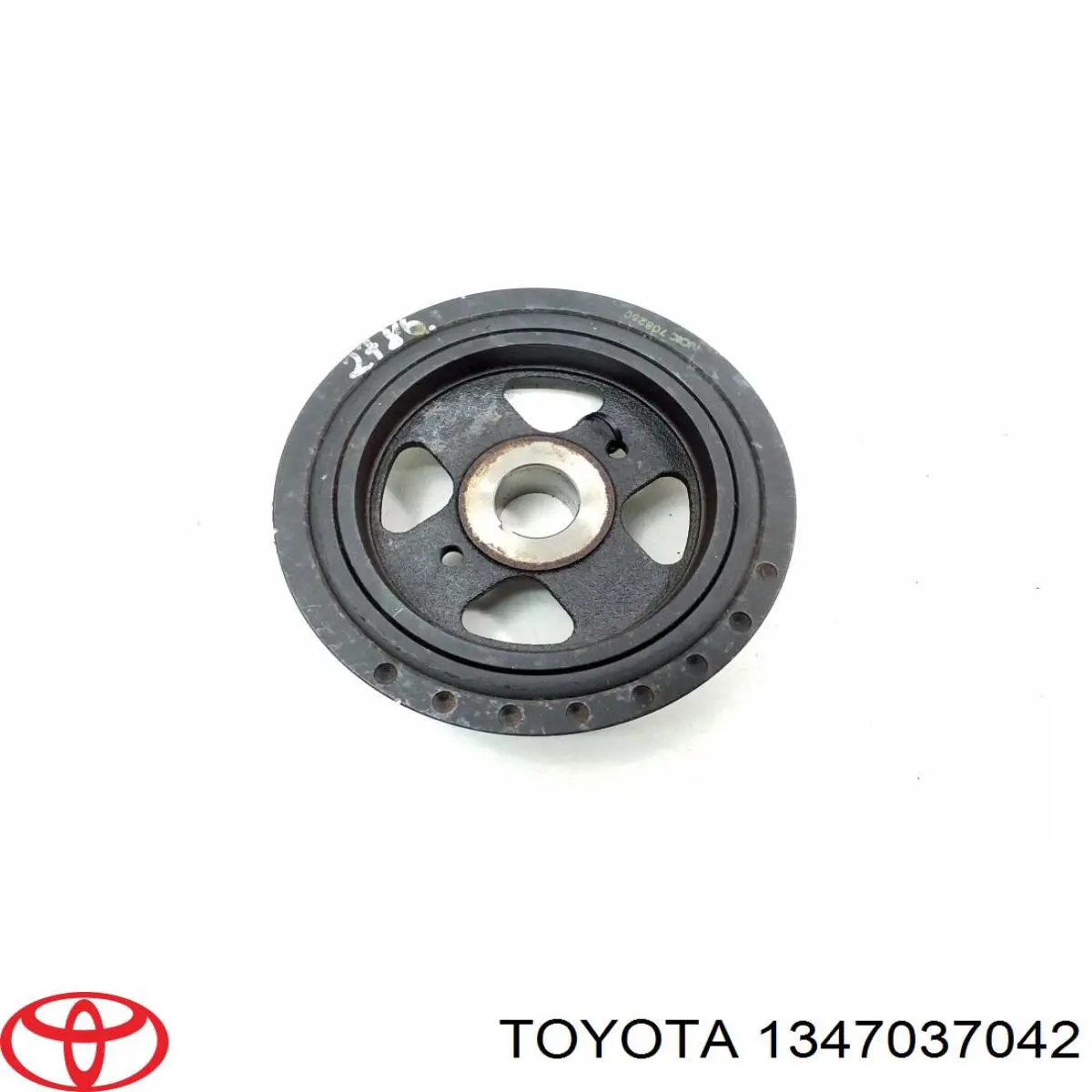 Купить 1347037042 Toyota Шкив-демпфер коленвала