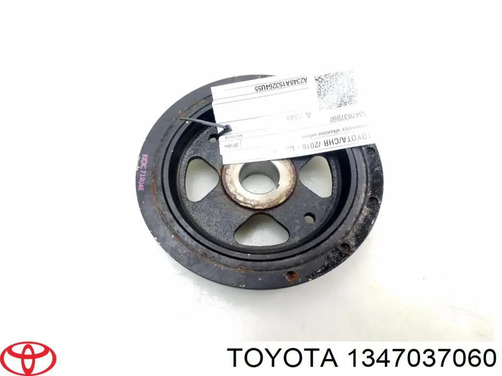 Купить 1347037060 Toyota Шкив-демпфер коленвала