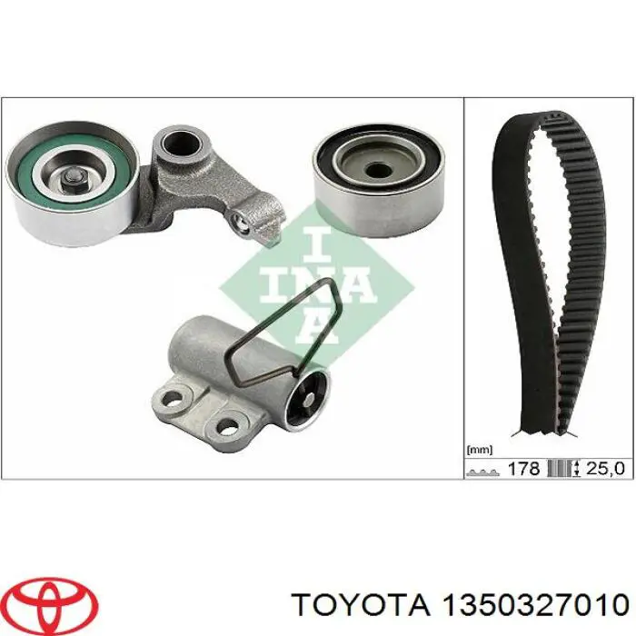 Обводной ролик ремня ГРМ Toyota 1350327010 цена, от 20.38 USD