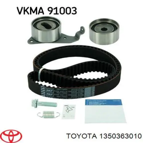 Rodillo intermedio de correa dentada 1350363010 Toyota