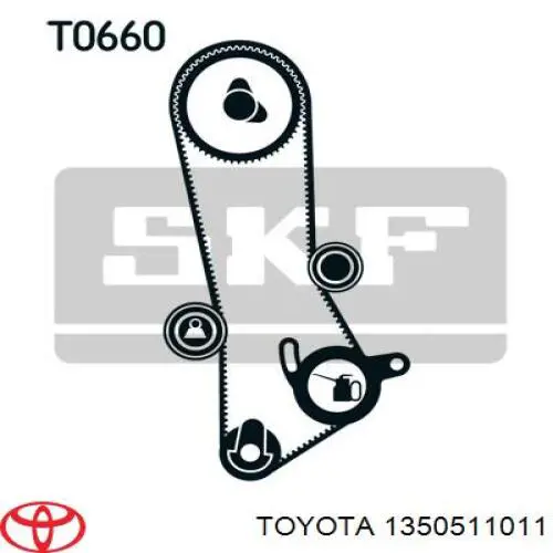 Ролик ГРМ 1350511011 Toyota