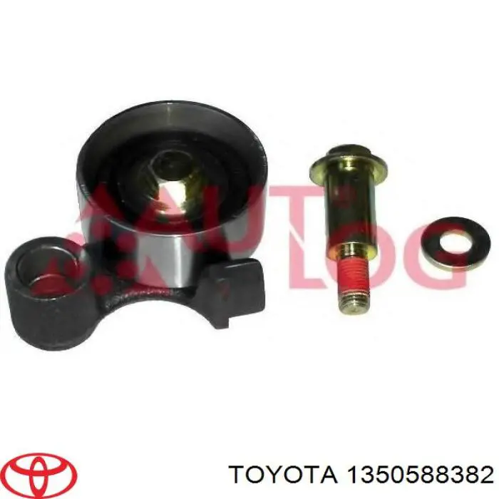 Rodillo, cadena de distribución 1350588382 Toyota