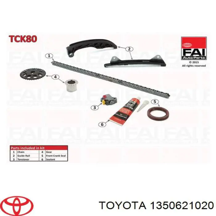 135060Q010 Toyota Цепь