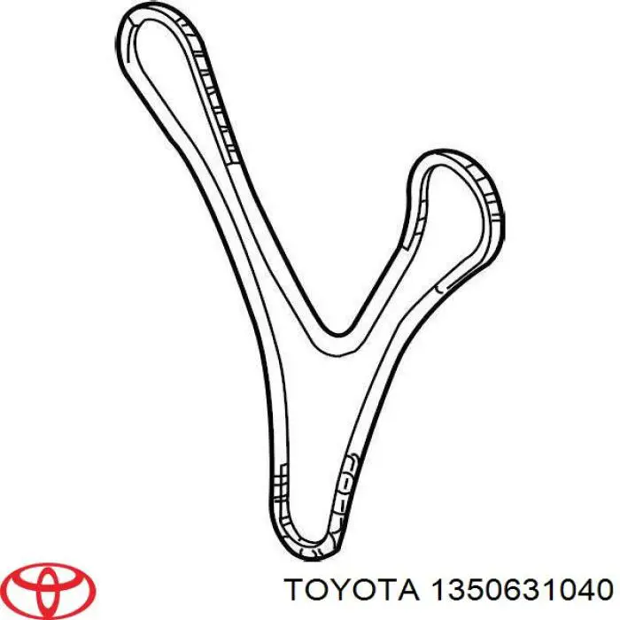 1350631040 Toyota цепь грм