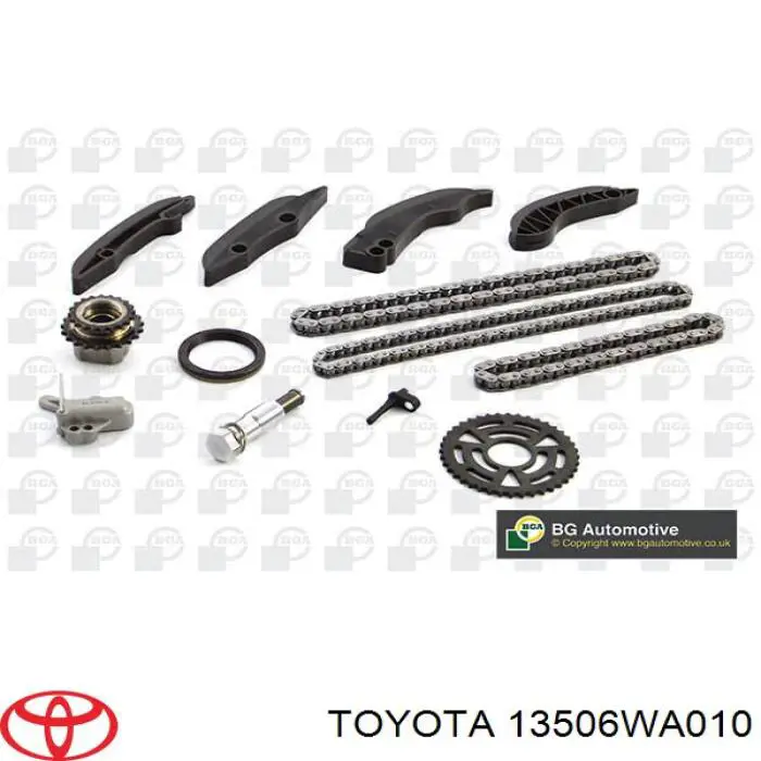 Cadena de distribución superior, kit 13506WA010 Toyota