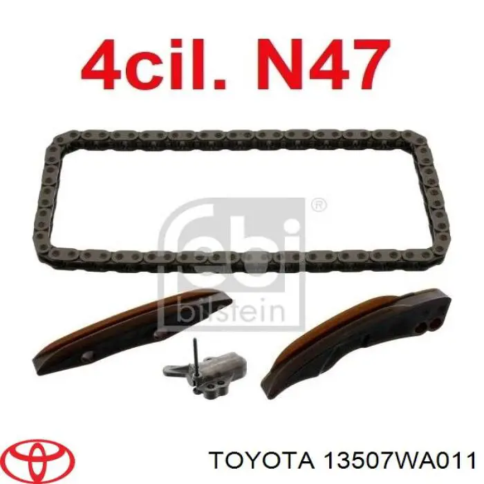 Kit de cadenas de distribución 13507WA011 Toyota