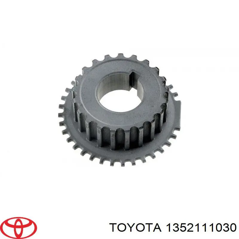 1352111030 Toyota звездочка-шестерня привода коленвала двигателя