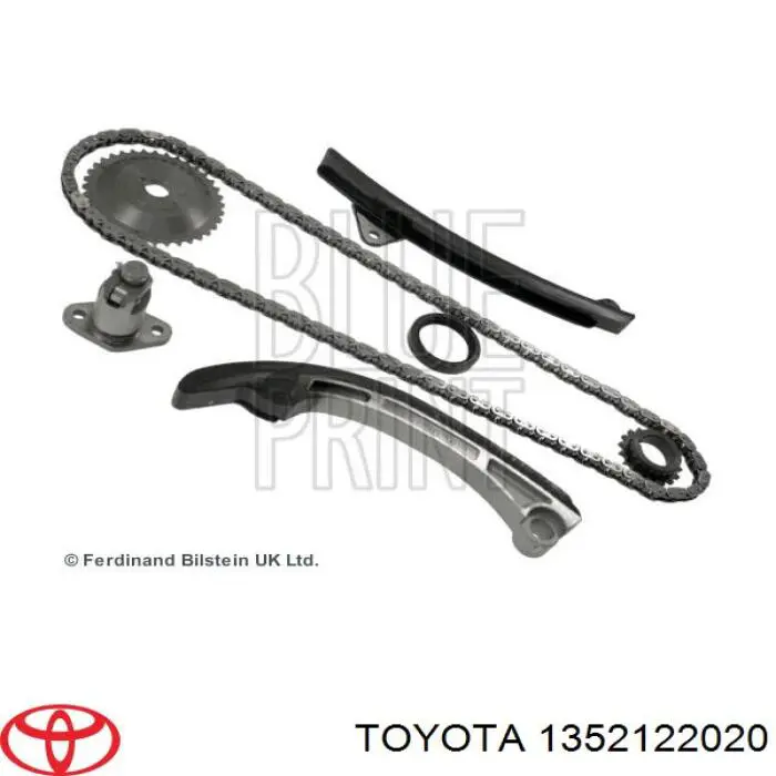 1352122020 Toyota engrenagem de cadeia da roda dentada de acionamento de cambota de motor
