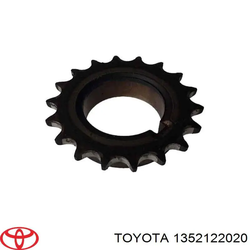 1352122020 Toyota Engrenagem de cadeia da roda dentada de acionamento de cambota de motor