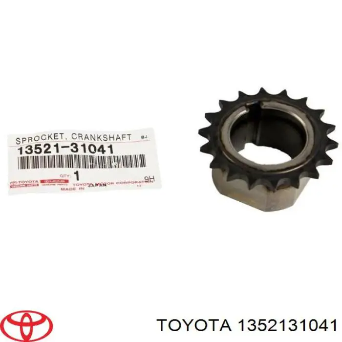 Звездочка-шестерня привода коленвала двигателя на Toyota Camry V40