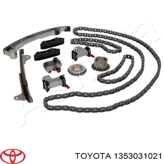 1353031021 Toyota звездочка-шестерня привода коленвала двигателя