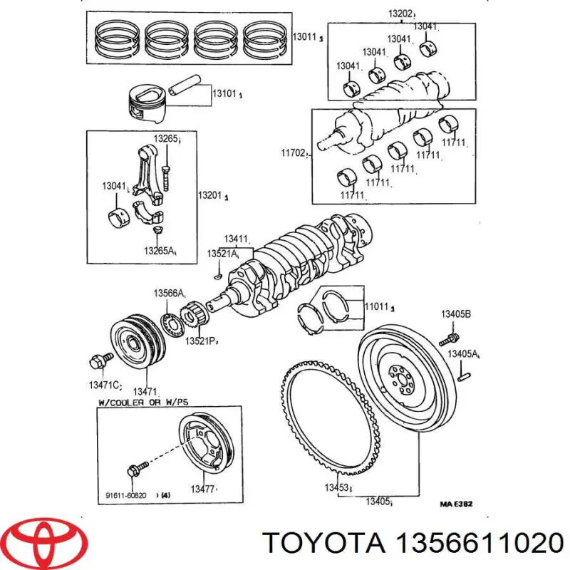  1356611020 Toyota