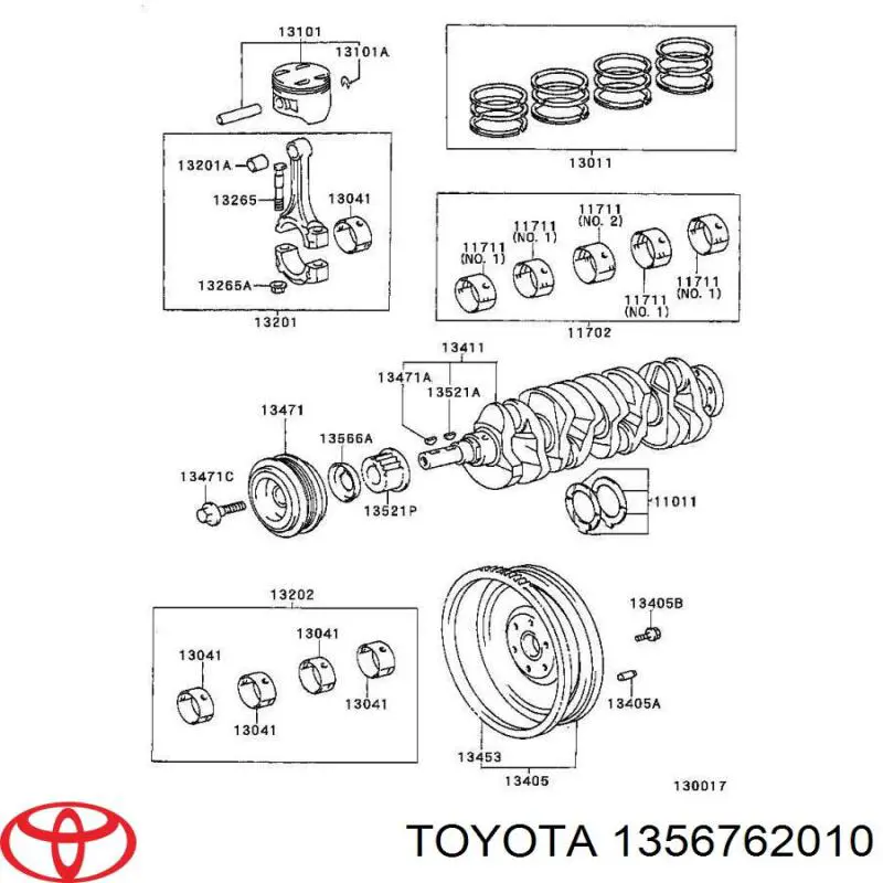  Toyota 1356762010 цена, от 1.27 USD