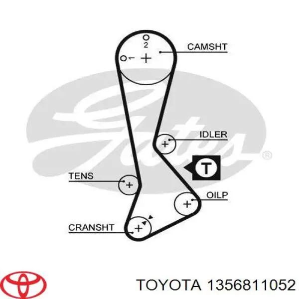 Ремень ГРМ 1356811052 Toyota