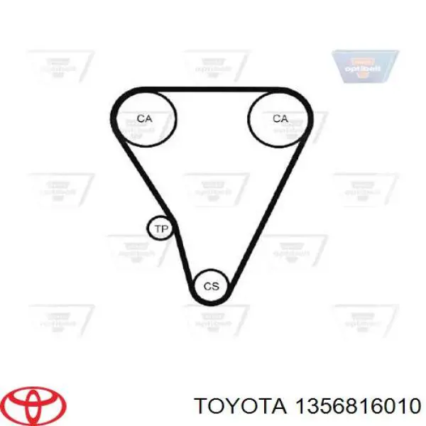Купить 1356816010 Toyota Ремень газораспределительного механизма